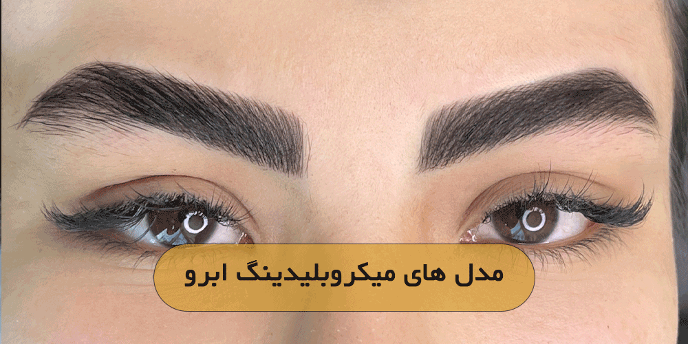 مدل های میکروبلیدینگ ابرو