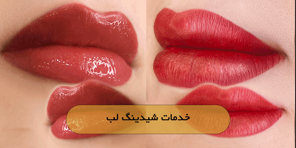 خدمات شیدینگ لب