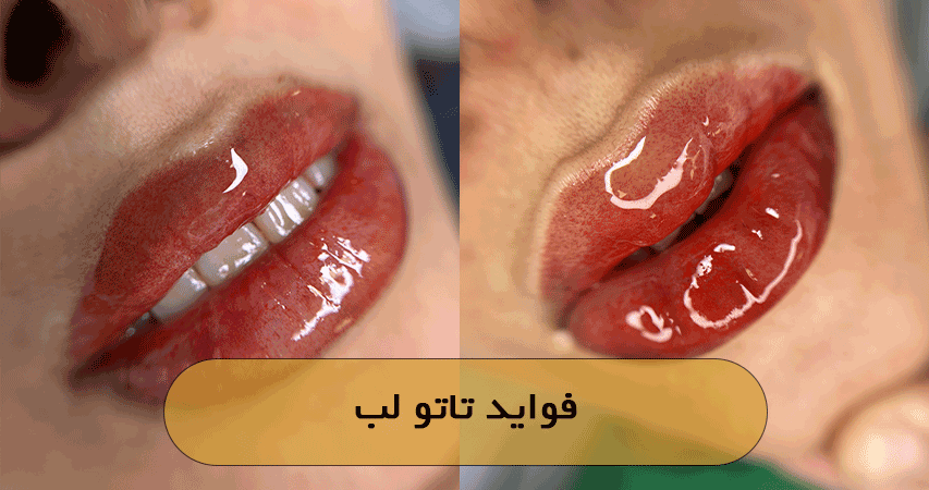 فواید تاتو لب