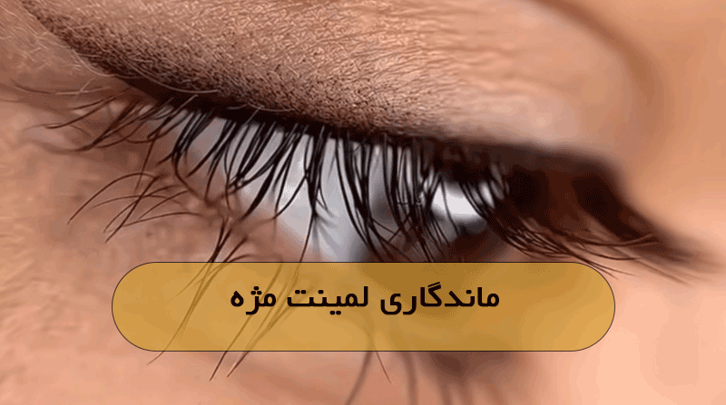 ماندگاری لمینت مژه 